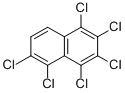 1,2,3,4,5,6-Hexachloronaphthalene Structure