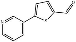 5-ピリジン-3-イルチオフェン-2-カルバルデヒド 化学構造式