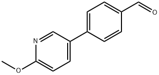 4-(5-Methoxypyridin-3-yl)benzaldehyde Struktur
