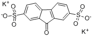 9-オキソ-9H-フルオレン-2,7-ジスルホン酸ジカリウム 化学構造式