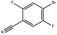 4-溴-2,5-二氟苯腈, 133541-45-4, 结构式