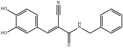 酪氨酸磷酸化抑制剂AG 490, 133550-30-8, 结构式