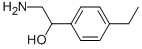2-amino-1-(4-ethylphenyl)ethanol Struktur
