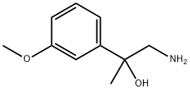 1-AMINO-2-(3-METHOXYPHENYL)PROPAN-2-OL, 133562-40-0, 结构式
