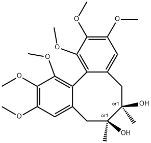 1,2,3,10,11,12-hexamethoxy-6,7-dihydroxy-6,7-dimethyldibenzocyclooctadiene|