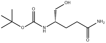 BOC-L-GLUTAMINOL (BOC-谷氨酰胺-OL),133565-42-1,结构式