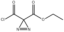 3H-Diazirine-3-carboxylic acid, 3-(chlorocarbonyl)-, ethyl ester (9CI) Structure
