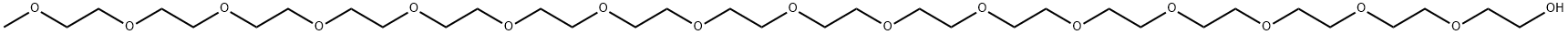 2,5,8,11,14,17,20,23,26,29,32,35,38,41,44,47-Hexadecaoxanonatetracontan-49-ol Structure
