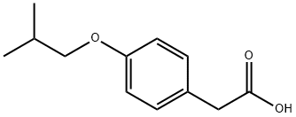 2-[4-(2-methylpropoxy)phenyl]acetic acid Structure