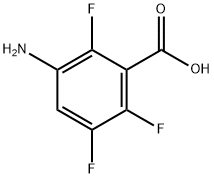 3-氨基-2,5,6-三氟苯甲酸 结构式