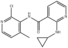 133627-47-1 N-(2-氯-4-甲基-3-吡啶)-2-环丙氨基-3-吡啶甲酰胺