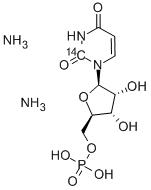 URIDINE-2-14C 5'-MONOPHOSPHATE AMMONIUM SALT Struktur