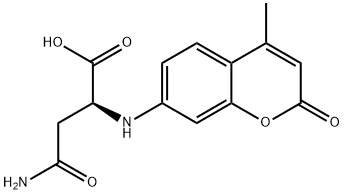 7-(Β-L-天门冬氨酰氨基)-4-甲基香豆素, 133628-73-6, 结构式