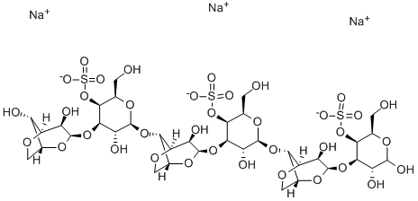 NEOCARRABIOSE-4 1,3,5-TRI-O-SULPHATE (NA+) Struktur