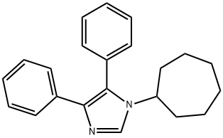 1-CYCLOHEPTYL-4,5-DIPHENYLIMIDAZOLE Structure