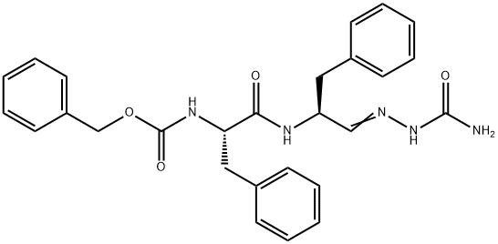 Z-PHE-PHE-ALDEHYDE SEMICARBAZONE,133657-68-8,结构式