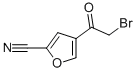 2-Furancarbonitrile, 4-(bromoacetyl)- (9CI) Structure