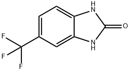 5-三氟甲基-1,3-二氢-苯并咪唑-2-酮, 133687-93-1, 结构式