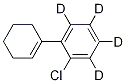 5-Chloro-6-(1-cyclohexen-1-yl)-benzene-1,2,3,4-d4 Structure