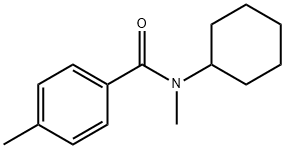 N-环己基-N-甲基-4-甲基苯甲酰胺 结构式