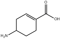 4-氨基-1-环己烯-1-羧酸, 13372-08-2, 结构式