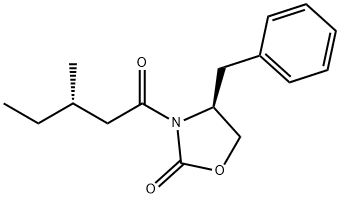 (3S,4S)-4-BENZYL-3-(3-METHYLPENTANOYL)-OXAZOLIDIN-2-ONE Structure