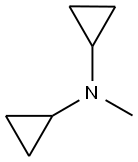 双环丙基甲胺,13375-29-6,结构式