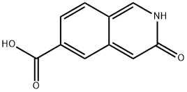 3-氧代-2,3-二氢异喹啉-6-羧酸, 1337880-39-3, 结构式