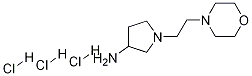 1-(2-Morpholinoethyl)pyrrolidin-3-aMine trihydrochloride Struktur