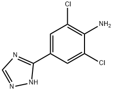 4-triazol-3-yl)benzenaMine Struktur