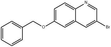 6-(苄氧基)-3-溴喹啉 结构式