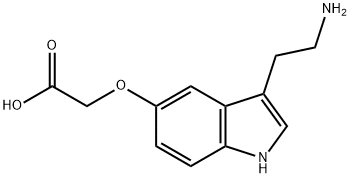 Acetic acid, 2-[[3-(2-aminoethyl)-1H-indol-5-yl]oxy]- 结构式