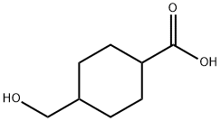 4-(ヒドロキシメチル)シクロヘキサンカルボン酸 (cis-, trans-混合物) 化学構造式