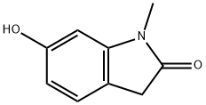 6-HYDROXY-1-METHYLINDOLIN-2-ONE Structure