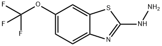 6-(TRIFLUOROMETHOXY)-2(3H)-BENZOTHIAZOLONE HYDRAZONE Struktur