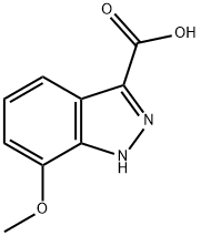 7-METHOXY-3-INDAZOLECARBOXYLIC ACID Structure