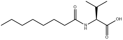 Valine,  N-(1-oxooctyl)- Structure