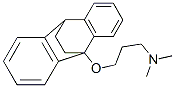 9,10-Dihydro-9-(3-dimethylaminopropoxy)-9,10-ethanoanthracene Struktur