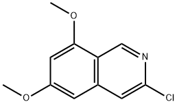 3-CHLORO-6,8-DIMETHOXYISOQUINOLINE Structure
