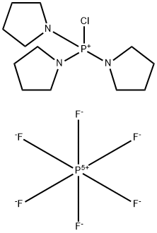 Chlorotripyrrolidinophosphonium hexafluorophosphate Struktur