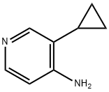 3-シクロプロピルピリジン-4-アミン 化学構造式