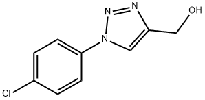 1-(4-氯苯基)-4-甲醇基-1H-1,2,3-三唑,133902-66-6,结构式