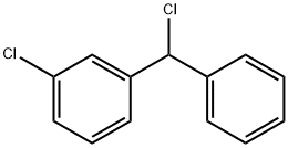 フェニル(3-クロロフェニル)クロロメタン 化学構造式