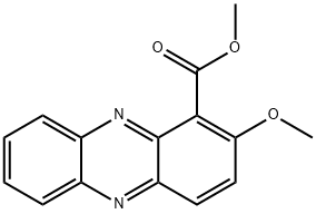 2-Methoxy-1-phenazinecarboxylic acid methyl ester Struktur