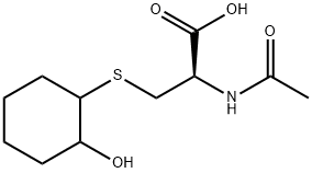 N-acetyl-S-(2-hydroxycyclohexyl)cysteine Struktur