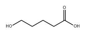 5-ヒドロキシペンタン酸 化学構造式
