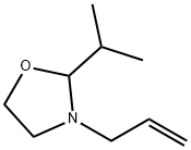 Oxazolidine, 2-(1-methylethyl)-3-(2-propenyl)- (9CI) Structure