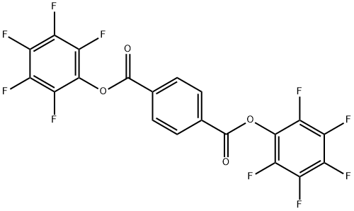 1,4-Benzenedicarboxylic acid, bis(pentafluorophenyl) ester Struktur