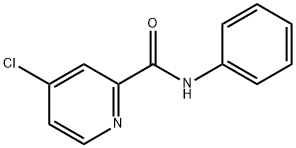 4-クロロ-N-フェニルピコリンアミド 化学構造式