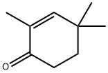 2,4,4-三甲基-2-环己烯-1-酮,13395-71-6,结构式